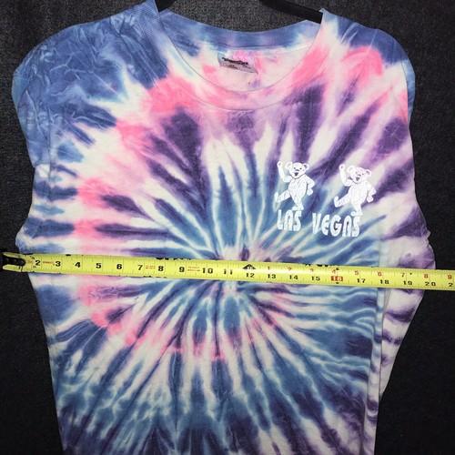 Camiseta GRATEFUL DEAD Tennessee River Tie Dye Camisa Puntada Única Osos Bailando L V - Imagen 10 de 12