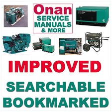 Onan BFA GenSet REPAIR MANUAL & PARTS Catalogs & Operators/Owner -5- MANUALS CD