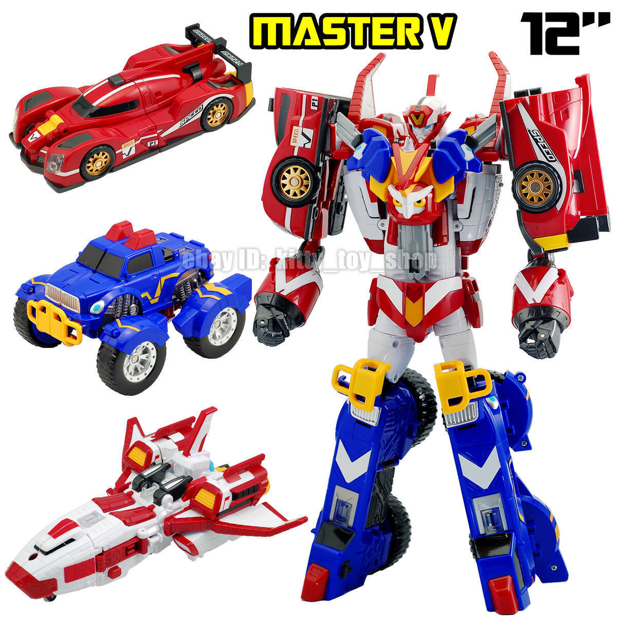 Tobot V Galaxy Detectives Master V Ultimate Figure Combiner Robot Boy Toys Car