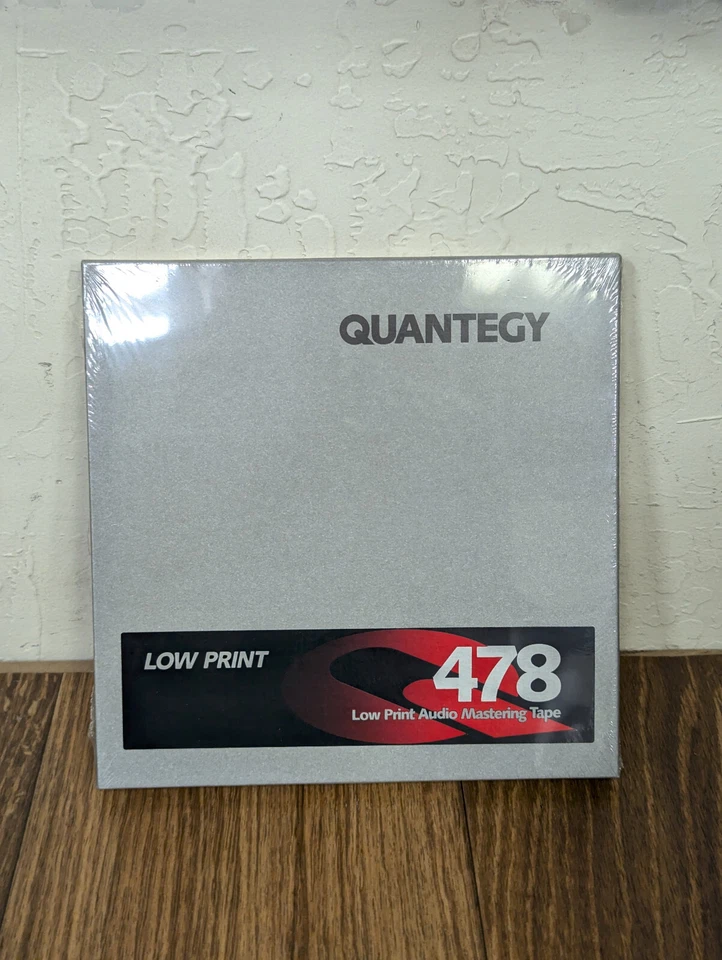 Cinta de carrete a carrete Quantegy 478 Low Print Master; 1/4" x 1200'; sellada de fábrica Foto 2 de 4