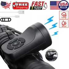 Cycling Bike Electric Horn 120dB Loud MTB Road Bicycle Handlebar Bell Waterproof