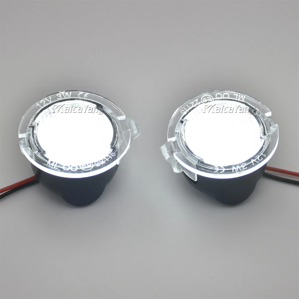 LED Under Side Mirror Light Puddle Lamp For Ford F150 Explorer Edge Lincoln MK - Imagem 2 de 4