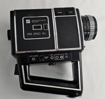 Vintage GAF SS 250 XL Black Super 8 Synchronized Sound Film Movie