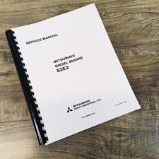Mitsubishi Diesel Engine S6e S6e2 S6f Technical Service Repair Shop Manual