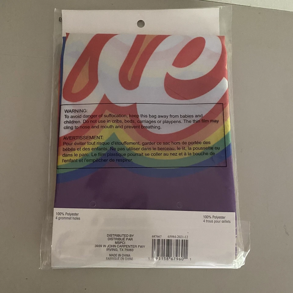 Banner Celebrate It Pride Love Is Love 6 pies x 2 pies con 4 orificios de ojal LGBTQIA+ Foto 3 de 3