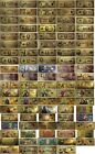 24K Gold-Plated Foil Note Currency Bill Paper Money Novelty Famous Cash