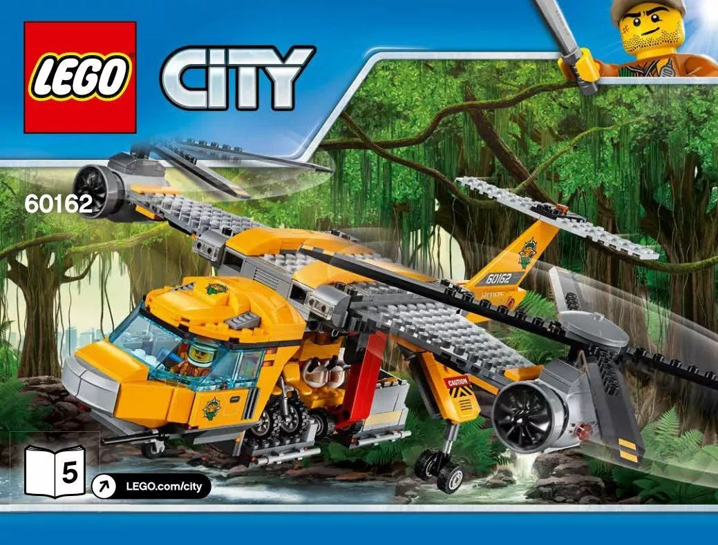 bølge Majroe bagagerum LEGO CITY 60162 PARTIAL JUNGLE SET BAGS 8, 9, 10, &amp; 11 + INSTRUCTION  BOOK 5 NEW | eBay