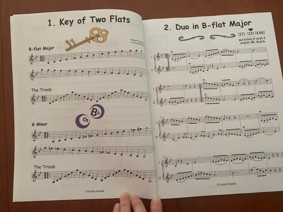 Violin Friends 2: A collection of duos, classical repertoire, fun exercises  - Image 4 of 4