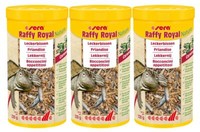 3X Sera Raffy Royal Nature 1000Ml Leckerbissen Carnivor Mit Hochwertigem Protein