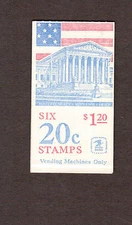STAMPS Full Booklet  # 1896  BK139 20 cent Flag over Supreme Court 1981
