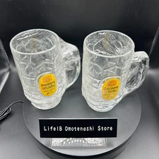 Suntory Kaku Highball Beer Mug Glass Set 700ml x2 Whisky Soda Mega