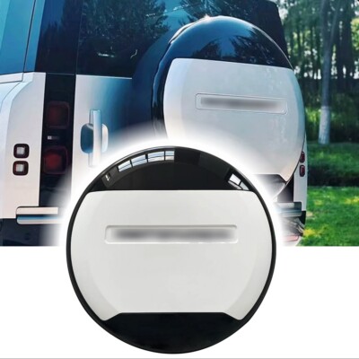 Fuji White Spare Tire Wheel Cover Accessories for Defender 110 90 130 2020-2026