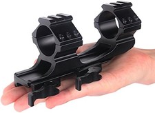 Scope Mount Rings 1inch/ 30mm Cantilever Flat Top Picatinny Rail Dual Ring