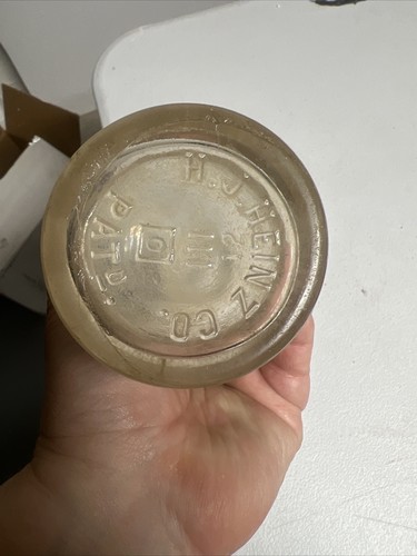 Antique Glass Heinz Ketchup Bottle 10” Tall Rare - Picture 2 of 5