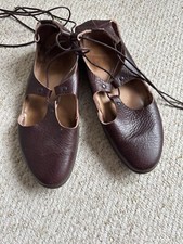 Handmade Brown Leather Shoes by Trippen, Size 40. In Excellent Condition