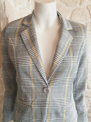 🌟 Veste Jaune Moda Italia Taille 44 Femme – Neuve Avec étiquettes