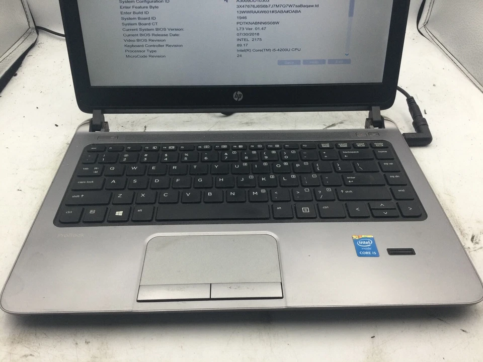 HP PROBOOK 430 G1 - BOOTS TO BIOS - INTEL I5 4200 - NO RAM - 13" - READ DESC-BB - Image 3 of 4