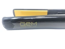 Inglam Gem Techno 410 Ceramic Science Professional Styling 1” Flat Iron White