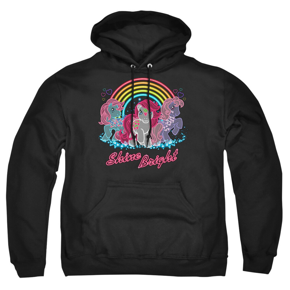 Felpa con cappuccio pullover My Little Pony classica ""Neon Ponies"" felpa o manica lunga