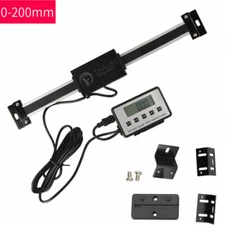 8" Remote Large Display Digital Readout 0-200mm Linear Scale for Table Saw Lathe