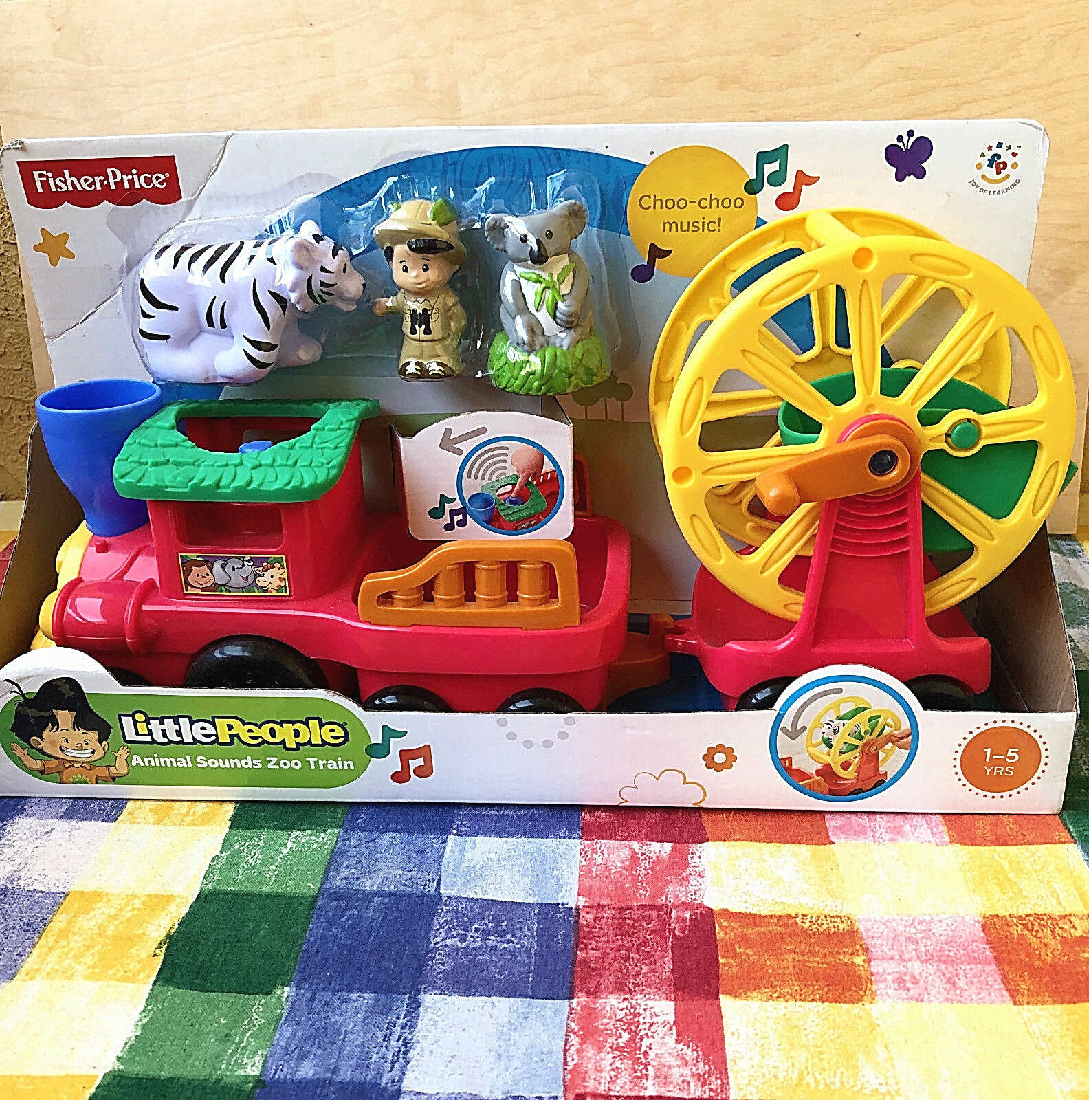 fisher price zoo train vintage
