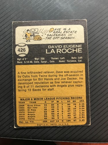 1973 Topps Baseball Cards Singles 300-660 Complete Your set You U Pick - Picture 246 of 334