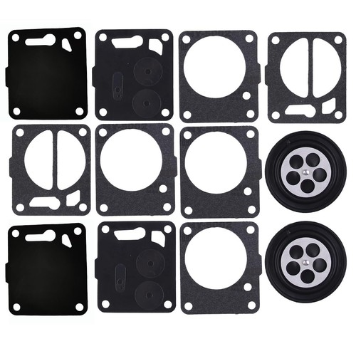 Neu 2 Sätze Doppelvergaser Vergaser Reparatur Rebuild Kits für Mikuni SeaDoo 50 717 720 - Bild 3 von 4