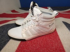 Adidas Trainers Vespa II Hi Mens  Size 8 White Retro Scooter Rare Vintage OASIS