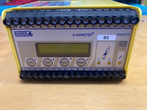 BENDER IRDH275 A-ISOMETER B2 IRDH275B-435 Insulation Monitoring Device B91065101 - Picture 1 of 4