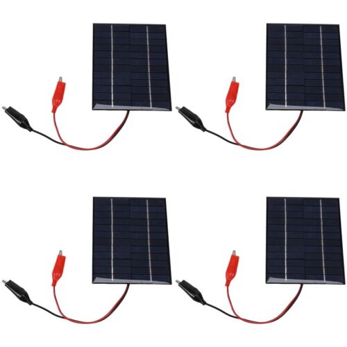 4X 5W 12V Outdoor DIY Waterproof Solar Panel C Charger??lu4998 - Picture 1 of 8