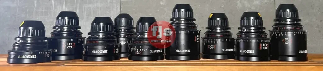 Canon FD Lens Set of 9 Rehoused by Zero Optik