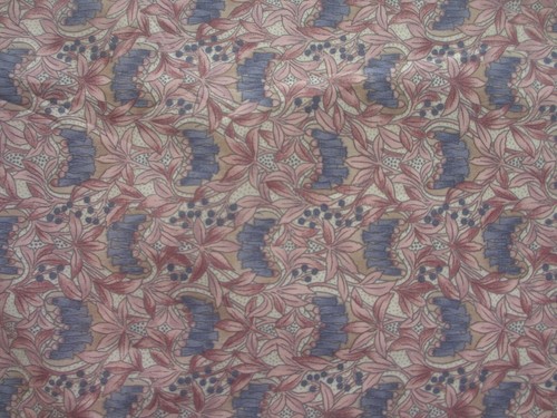 OOP Hoffman Cotton Camelot Collection Fabric Hanging Flowers Remnant 27" by 44" - Picture 2 of 5