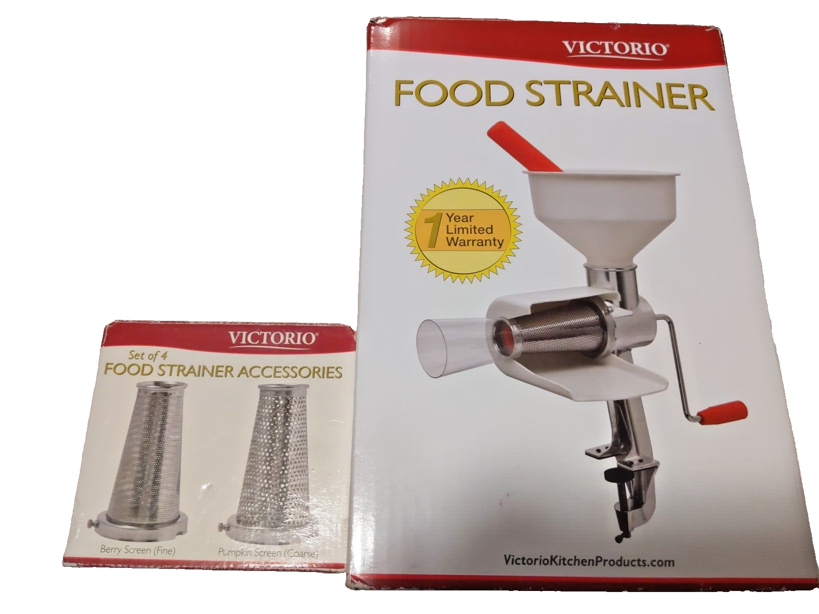 Victorio VKP250 Deluxe Food Strainer Sauce Maker & Extra Strainer