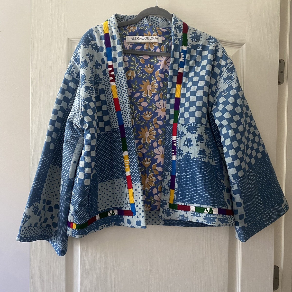 Alix of Bohemia Siri Indigo Kimono Jacket | eBay