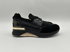CafeNoir Damen Slipper Schwarz EUR 37 W