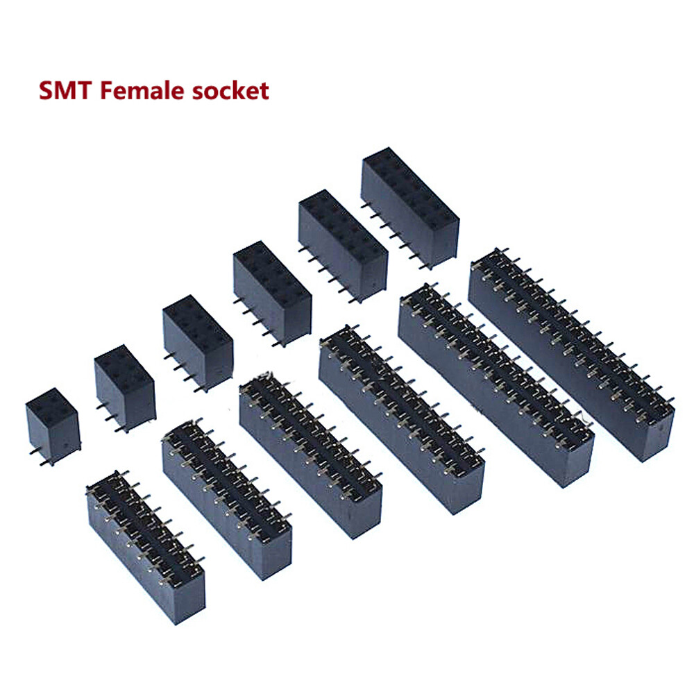 2.54mm 2X2/3/4/5/6/7/8/10/20/40P Female Socket&Male Pin Header