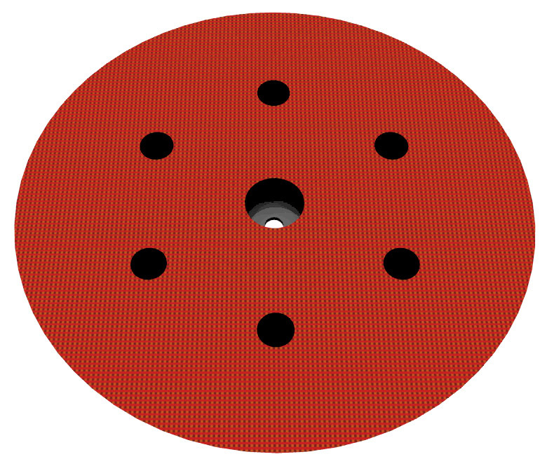 Plateau De Ponçage Souple 17 Trous - Pour Ponceuses Makita BO6030/BO6040