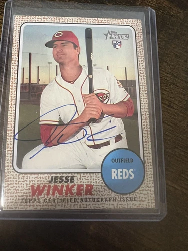 2017 Topps Heritage High Number - Real One Auto #ROA-JW Jesse Winker (AU, RC)