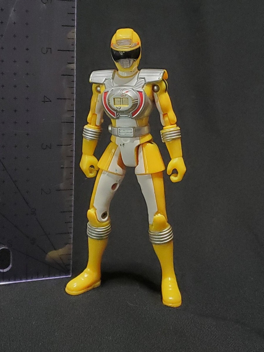 Vintage 2006 Bandai Power Rangers Operation Overdrive Yellow Power