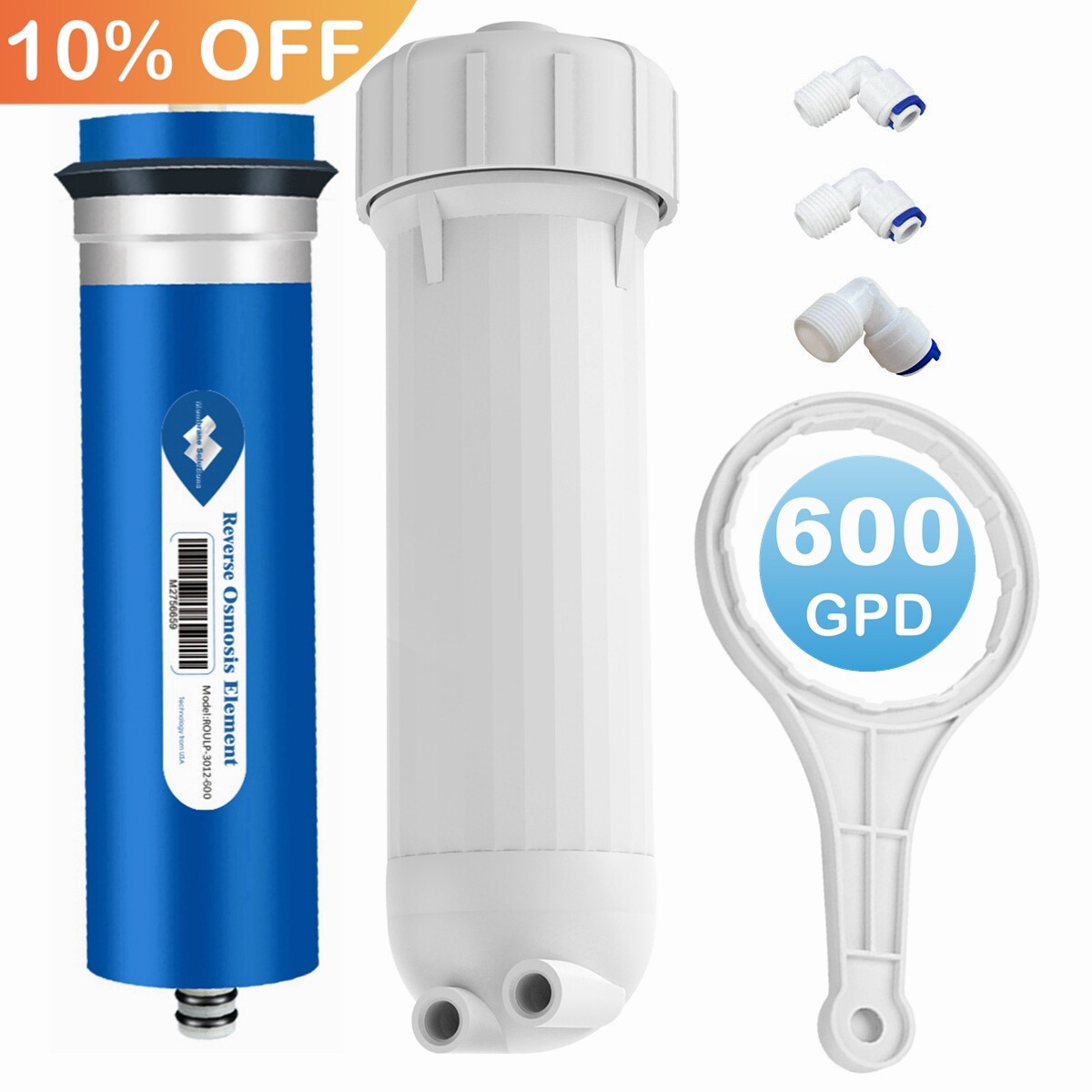 600 GPD RO Membrane Maple Syrup Water Filter Reverse Osmosis System Replacement
