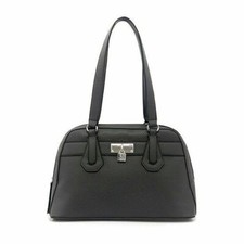 Nicole By Nicole Miller Lorelei Tote Bag Black With Gold Accents New $85