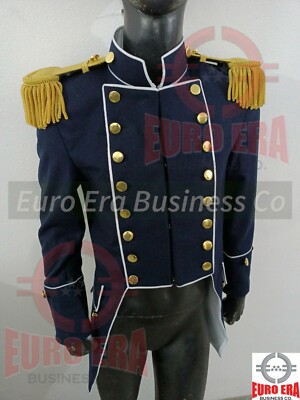 navy frock coat