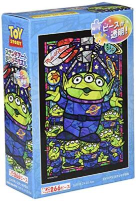 ayu☺︎︎︎︎ Toy Story Alien Stained Glass 266 Gyutto Piece Stained Art Puzzle
