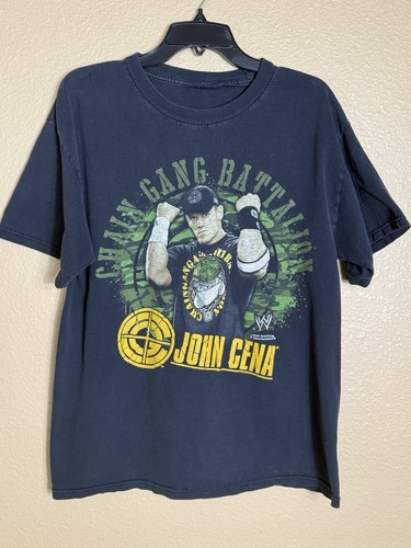 Maillot John Cena WWE Chain Gang Vintage 2004 Camouflage Taille M Occasion