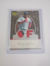 2007 Upper Deck Premier Patches 2 Manny Ramirez Dual Patch Card 32/75 Red Sox ⚾