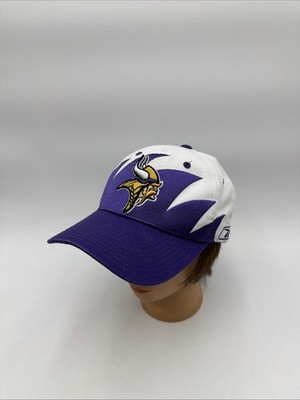 Minnesota Vikings Reebok Shark Tooth Strap Back Hat Cap Purple