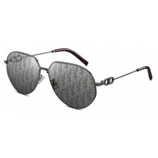 Dior CD Link A1U 54mm Gray Mirrored Oblique Sunglasses   Authentic