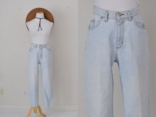 Vintage 90s Lee Mom Light Wash Altered Jeans size 12 short  31 waist
