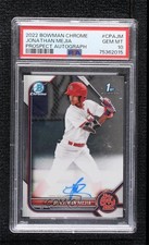 2022 Bowman Chrome Prospect Auto Jonathan Mejia #CPA-JM PSA 10 GEM MT Auto 1o5e