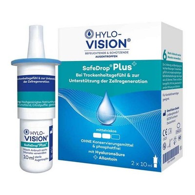 HYLO-VISION  SafeDrop  Plus Augentropfen · 2X10 ml · PZN 16009606